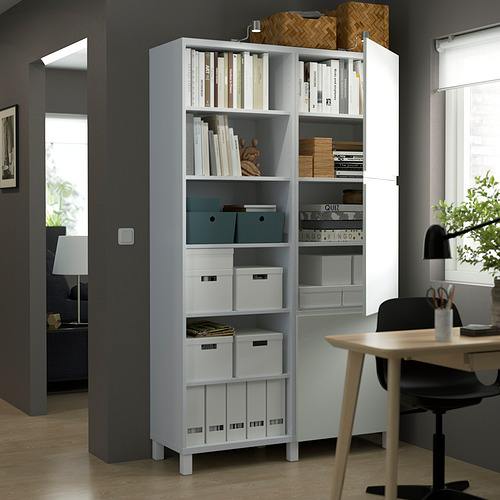 BESTÅ, hirsla með hurðum