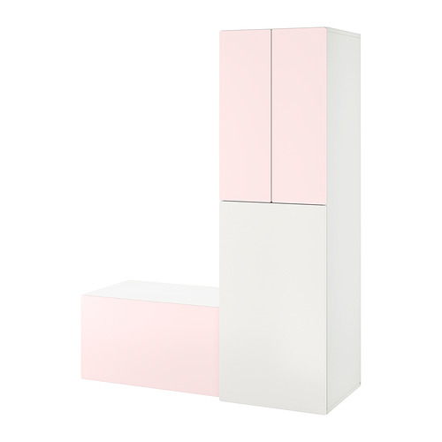 SMÅSTAD, wardrobe with pull-out unit