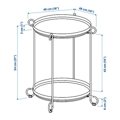 LIVELYCKE tray table