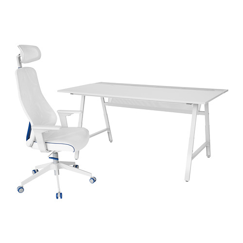 UTESPELARE/MATCHSPEL, gaming desk and chair