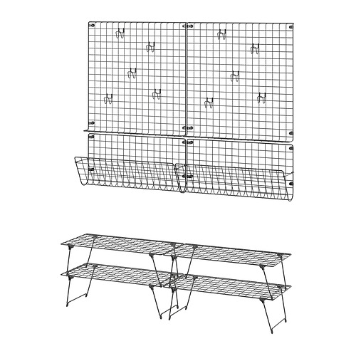 GREJIG, hallway furniture, set of 8