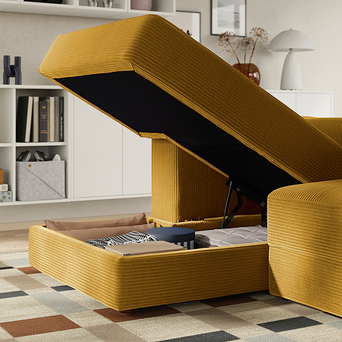 JÄTTEBO, 2,5 sæta sófi með legubekk