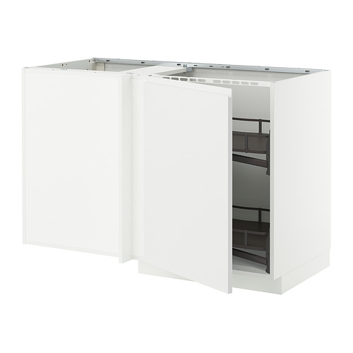 METOD corner base cab w pull-out fitting