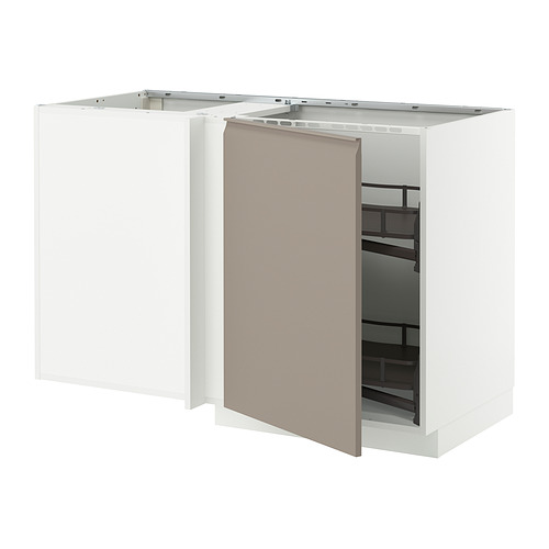 METOD corner base cab w pull-out fitting