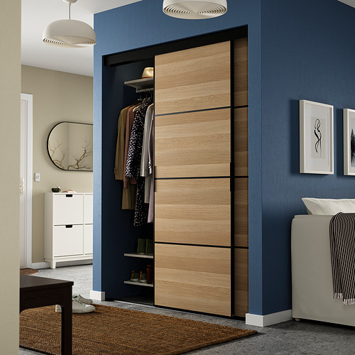 SKYTTA/MEHAMN, sliding door combination
