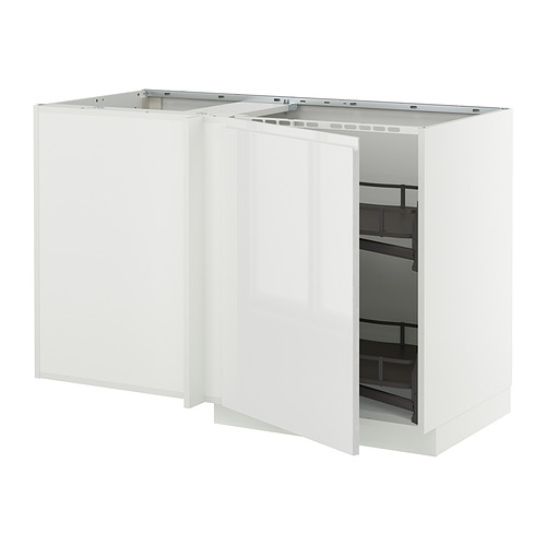 METOD corner base cab w pull-out fitting