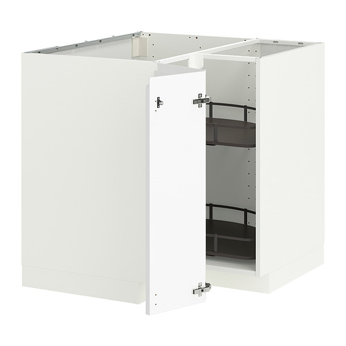 METOD corner base cabinet with carousel