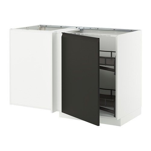 METOD corner base cab w pull-out fitting