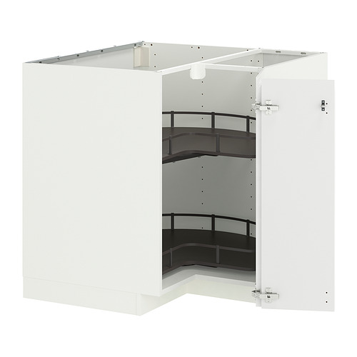 METOD corner base cabinet with carousel