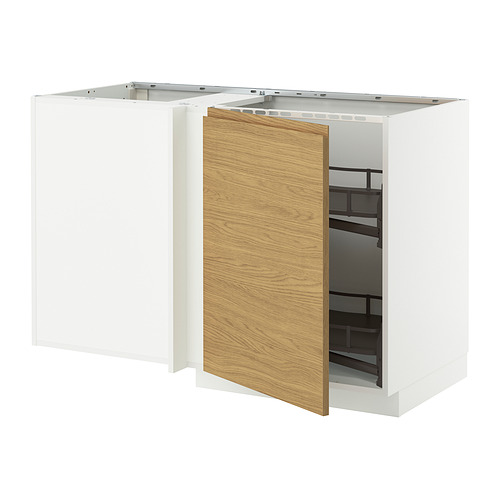METOD corner base cab w pull-out fitting