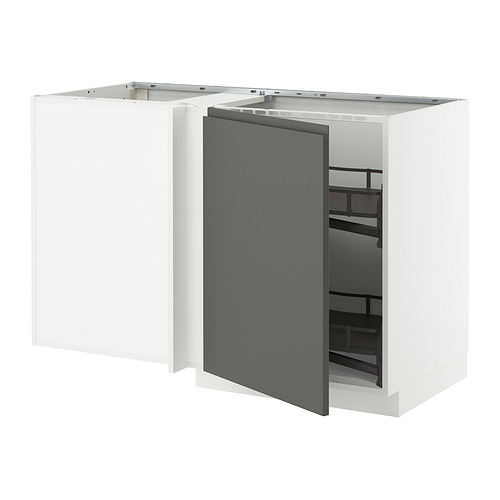 METOD corner base cab w pull-out fitting
