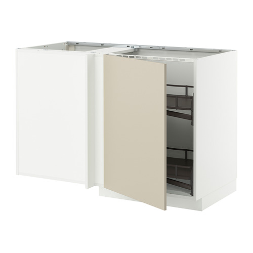 METOD corner base cab w pull-out fitting