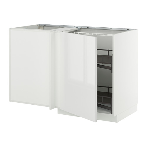 METOD corner base cab w pull-out fitting