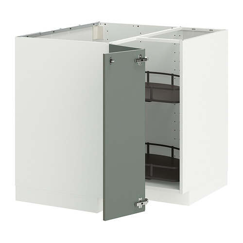 METOD corner base cabinet with carousel