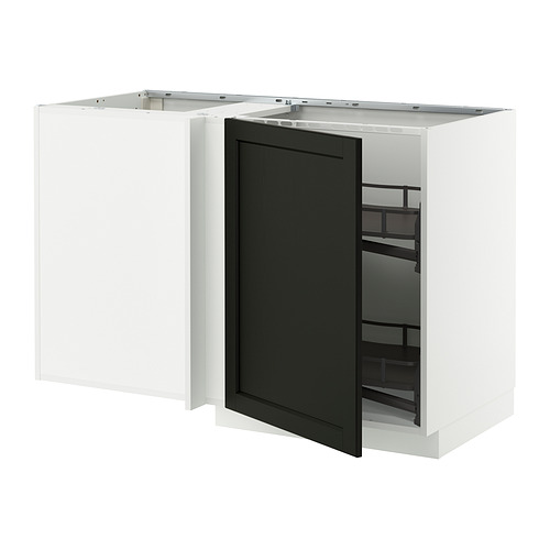 METOD corner base cab w pull-out fitting