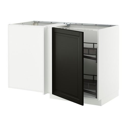 METOD corner base cab w pull-out fitting