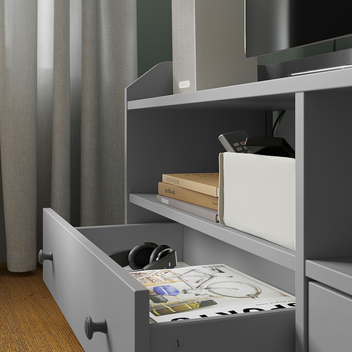 HAUGA, sjónvarpshirsla, samsetning