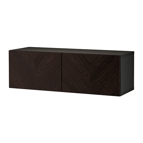 BESTÅ, hirsla með hurðum