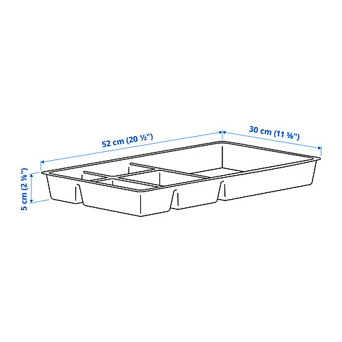 ALEX, skúffueining á hjólum