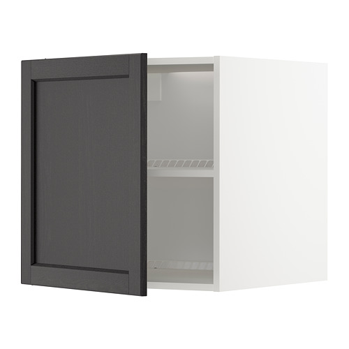 METOD, top cabinet for fridge/freezer