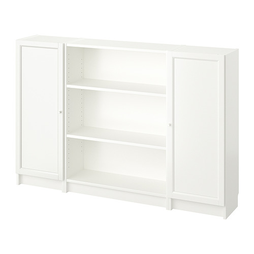 BILLY/OXBERG, bookcase combination with doors