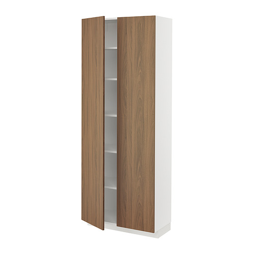 METOD high cabinet with shelves