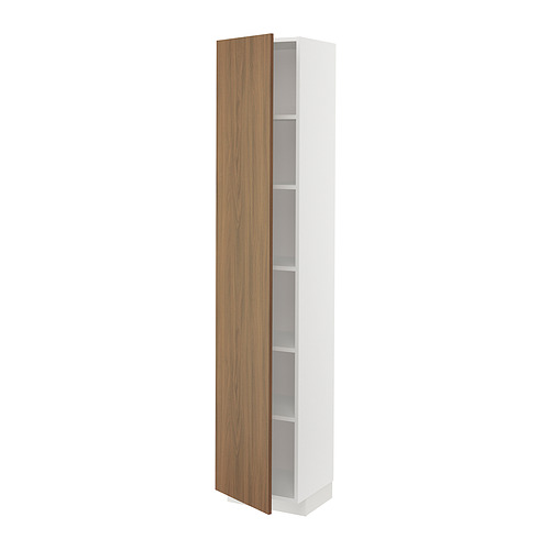 METOD high cabinet with shelves