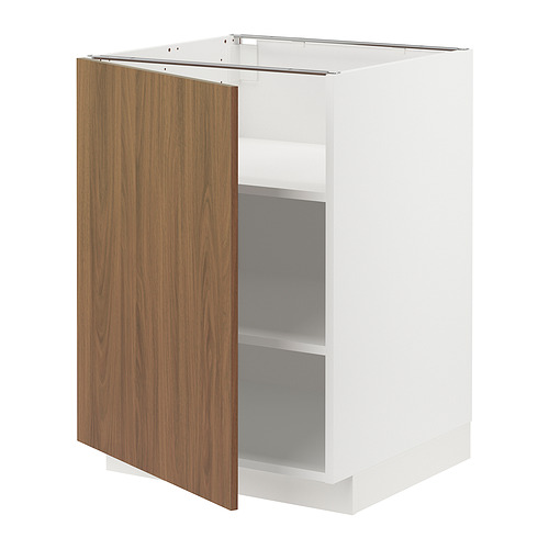 METOD base cabinet with shelves