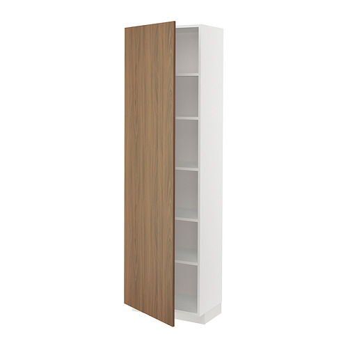 METOD high cabinet with shelves