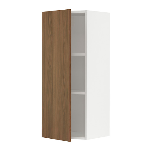 METOD wall cabinet with shelves