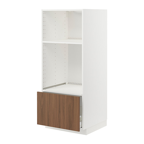 METOD/MAXIMERA high cab for oven/micro w drawer