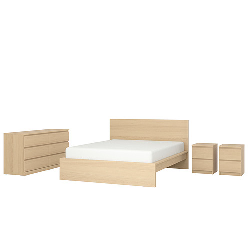 MALM, bedroom furniture, set of 4