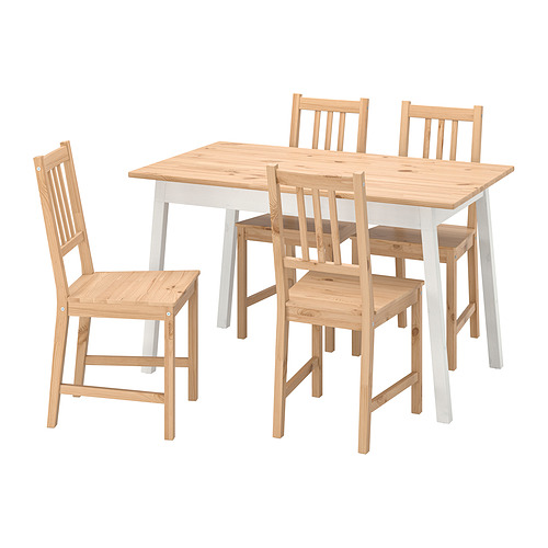 PINNTORP/PINNTORP, table and 4 chairs