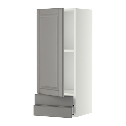 METOD/MAXIMERA wall cabinet with door/2 drawers