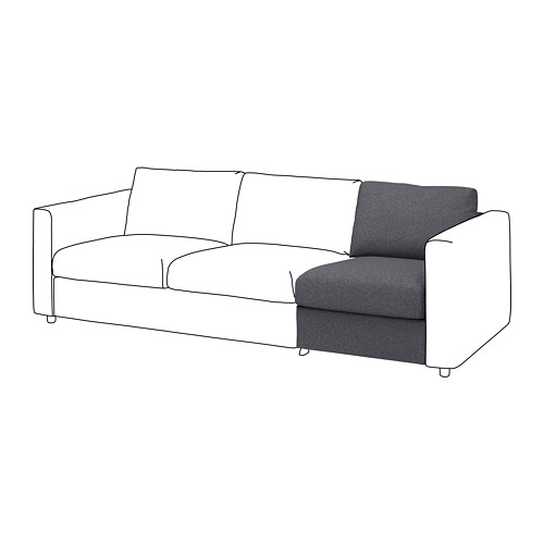 VIMLE áklæði á sætiseiningu