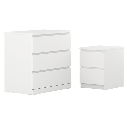 MALM, bedroom furniture, set of 2