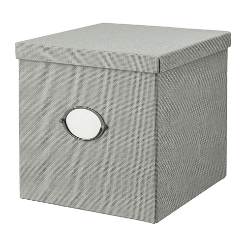 KVARNVIK, storage box with lid