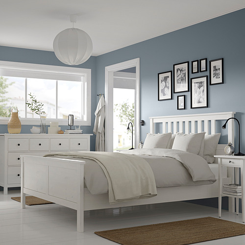 HEMNES, svefnherbergishúsgögn, 4 í setti