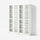 BILLY/OXBERG, bookcase combination w glass doors
