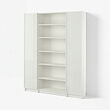 BILLY/HÖGBO bookcase combination w glass doors