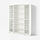 BILLY/OXBERG, bookcase combination w glass doors