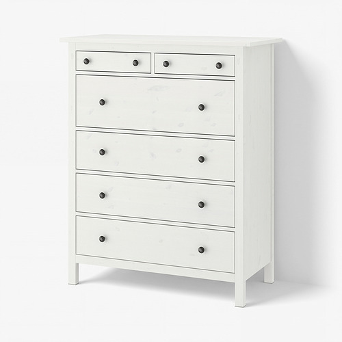 HEMNES, chest of 6 drawers