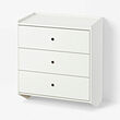 RACKNÄS chest of 3 drawers