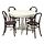 INGATORP/SKOGSBO, table and 4 chairs
