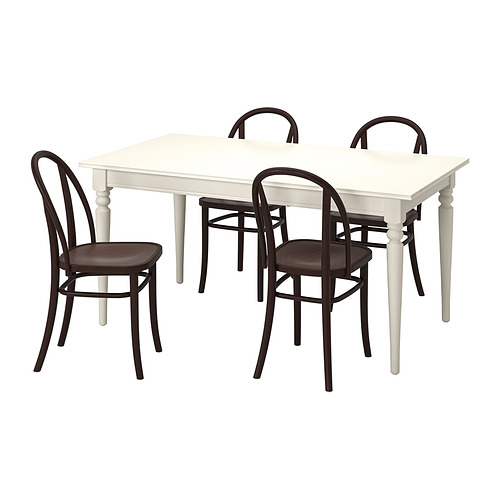 INGATORP/SKOGSBO, table and 4 chairs