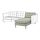 LANDSKRONA, chaise longue, add-on unit