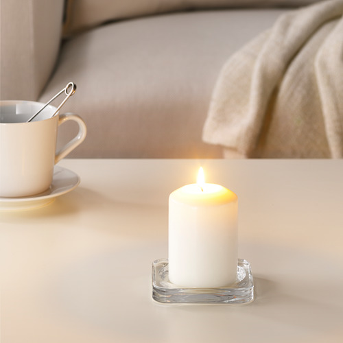 LÄTTNAD, unscented block candle