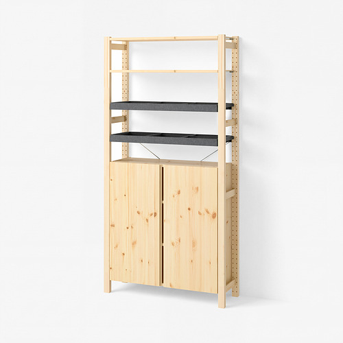 IVAR, 1 section/shelves/cabinet