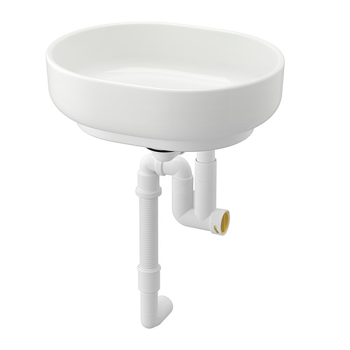 VINDELÄLVEN, countertop wash-basin w water trap