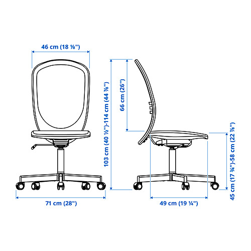FLINTAN, office chair